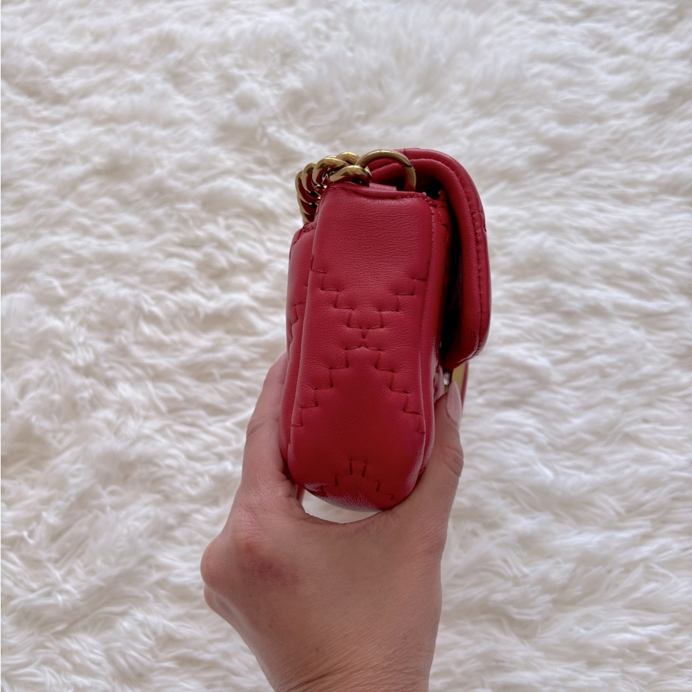 🤍 Red Quilted Leather Marc Jacobs Mini Bag - Picture 8 of 12